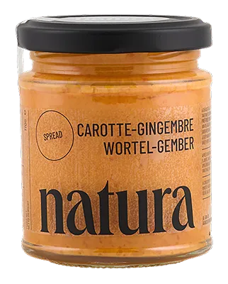 Natura Spread Wortel-gember Bio (170 gr)