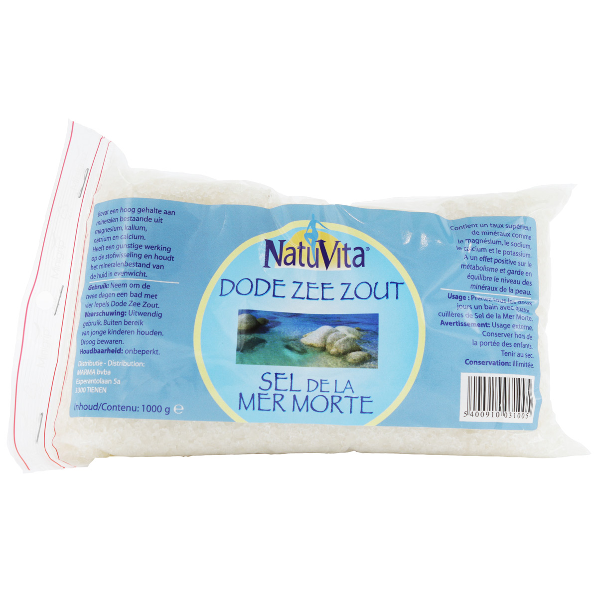 Natuvita Dode Zeezout Zak (1000 gr)