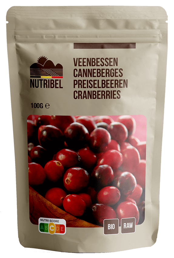 Nutribel Veenbessen Bio & Raw (100 gr)