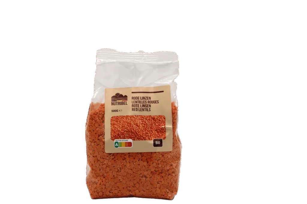 Nutribel Linzen Rood Bio (500 gr)