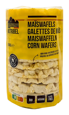 Nutribel Maïswafels Zz Bio & Glutenvrij (100 gr)