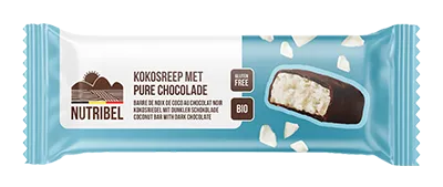 Nutribel Kokosreep met Pure Chocolade Bio (40 gr)