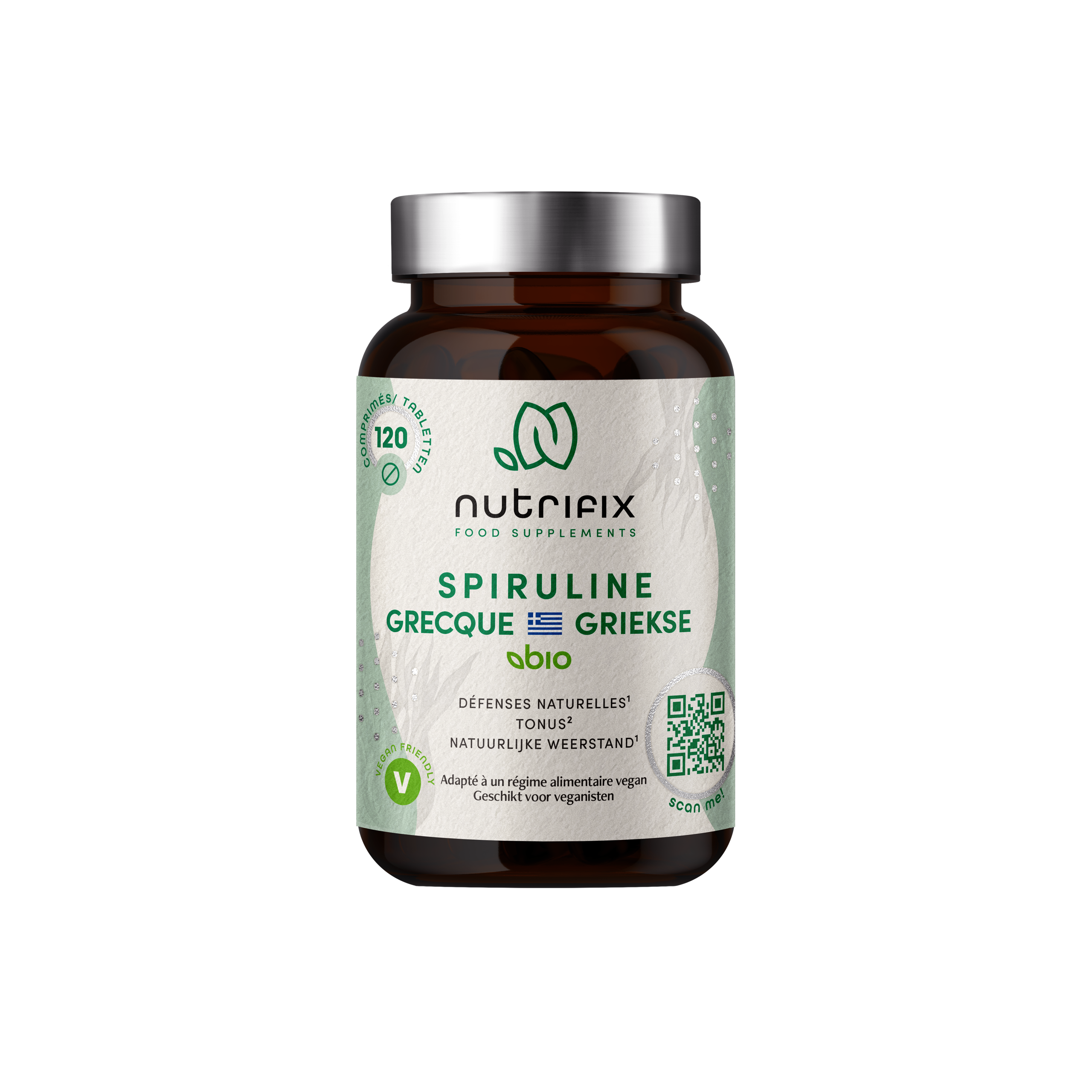 Nutrifix Spirulina Bio (100 tabletten)