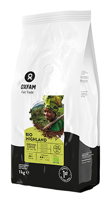 Oxfam Koffie Gemalen Highland Fairtrade Bio (1000 gr)