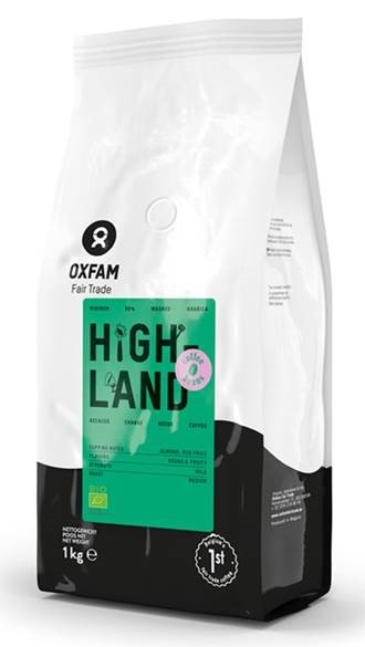 Oxfam Koffiebonen Highland Fairtrade Bio (1000 gr)