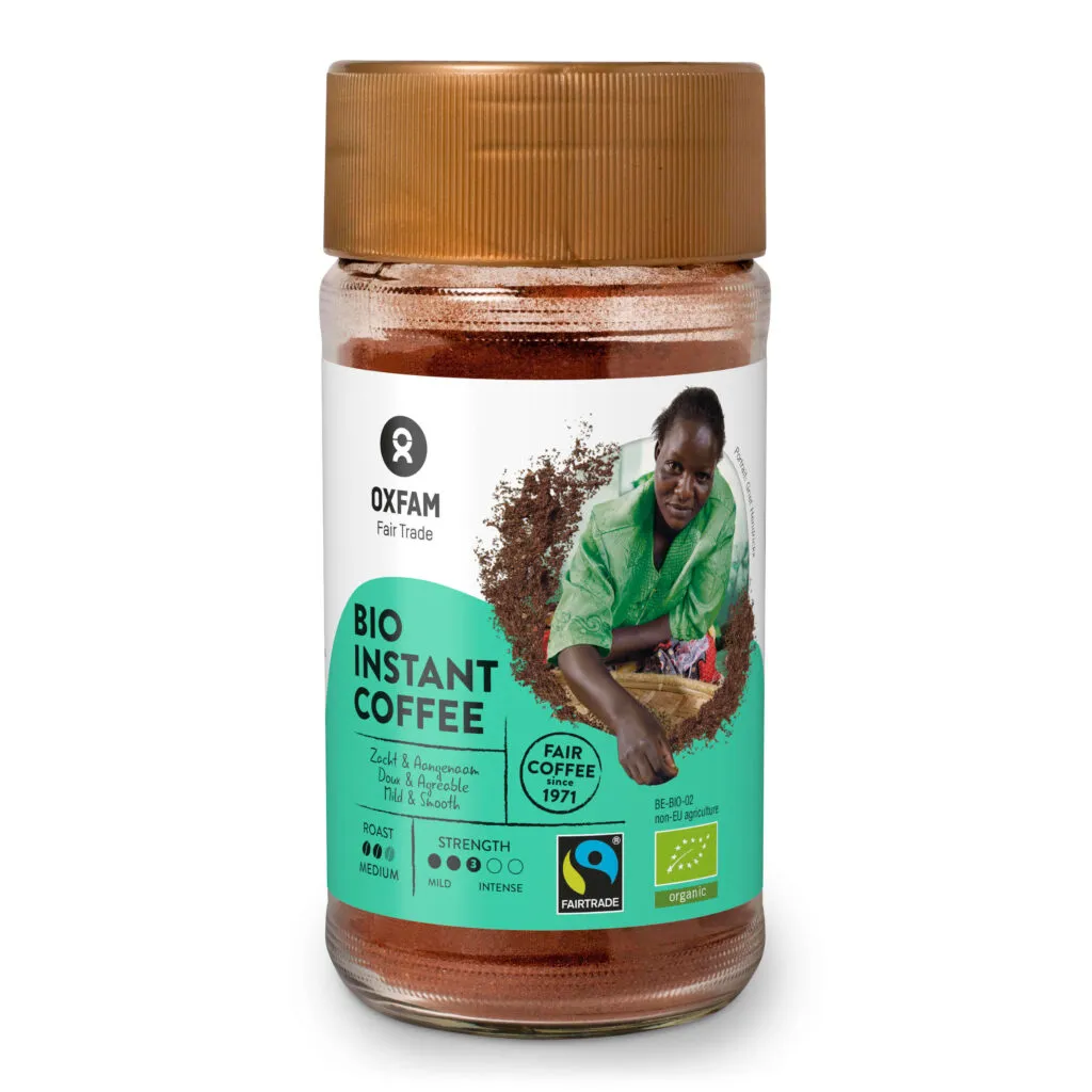 Oxfam Oploskoffie Fairtrade Bio (100 gr)
