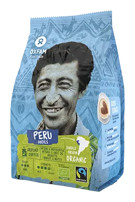 Oxfam Koffie Peru Andes Gemalen Fairtrade Bio (250 gr)