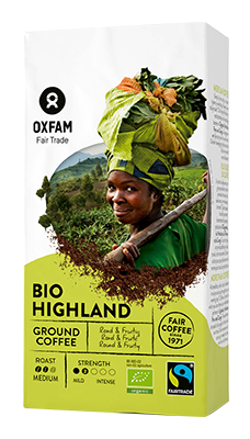Oxfam Koffie Gemalen Highland Fairtrade Bio (250 gr)