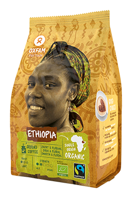 Oxfam Koffie Gemalen Ethiopië Fairtrade Bio (250 gr)
