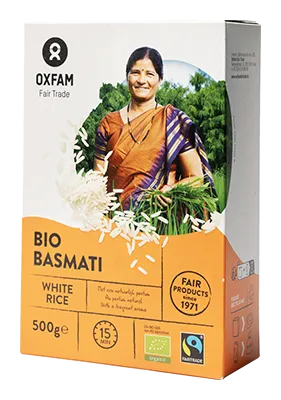 Oxfam Basmati Rijst Fairtrade Bio (500 gr)