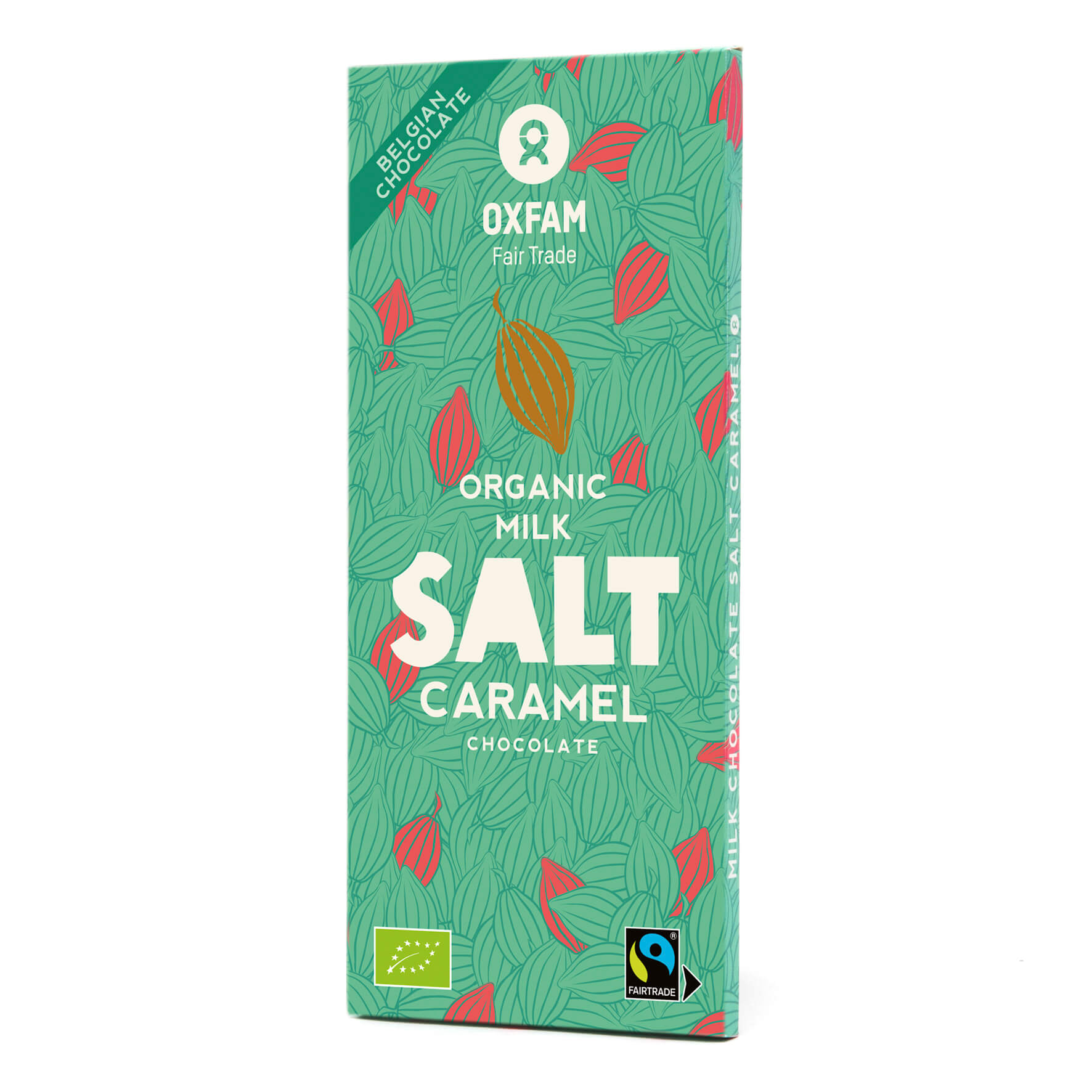 Oxfam Melkchocolade Zout Karamel Fairtrade Bio (100 gr)