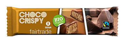 Oxfam Choco-crispyreep Fairtrade Bio (33 gr)