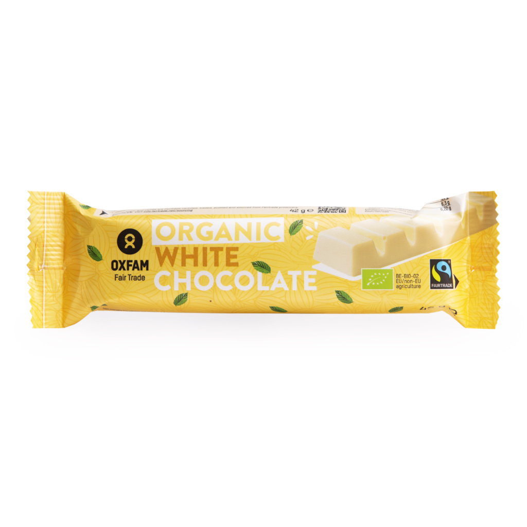 Oxfam Witte Chocolade Reep Fairtrade Bio (47 gr)