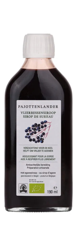 Pajottenlander Vlierbessensiroop Bio (190 ml)