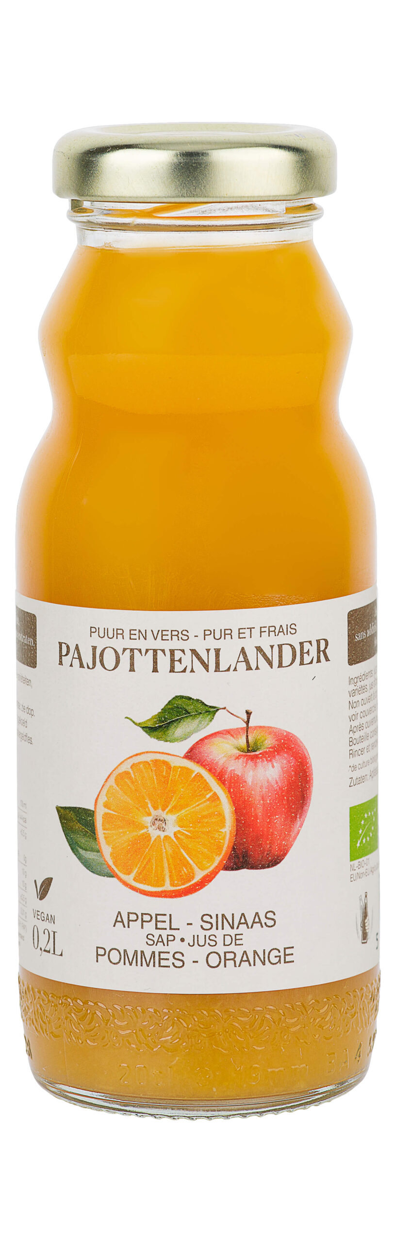 Pajottenlander Appel-sinaasappelsap Bio (200 ml)
