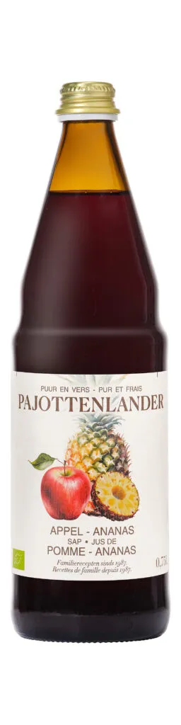 Pajottenlander Appel-ananassap Bio (200 ml)