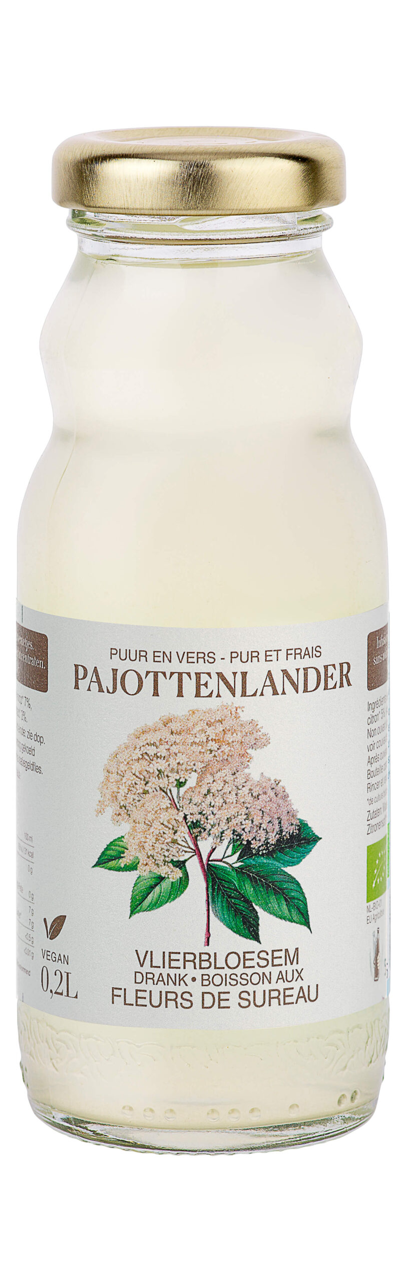 Pajottenlander Vlierbloesemdrank Bio (200 ml)