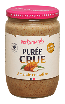 Perl'amande Amandelpuree Compleet Glutenvrij Bio & Raw (630 gr)