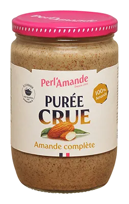 Perl'amande Amandelpuree Compleet Glutenvrij Bio & Raw (630 gr)