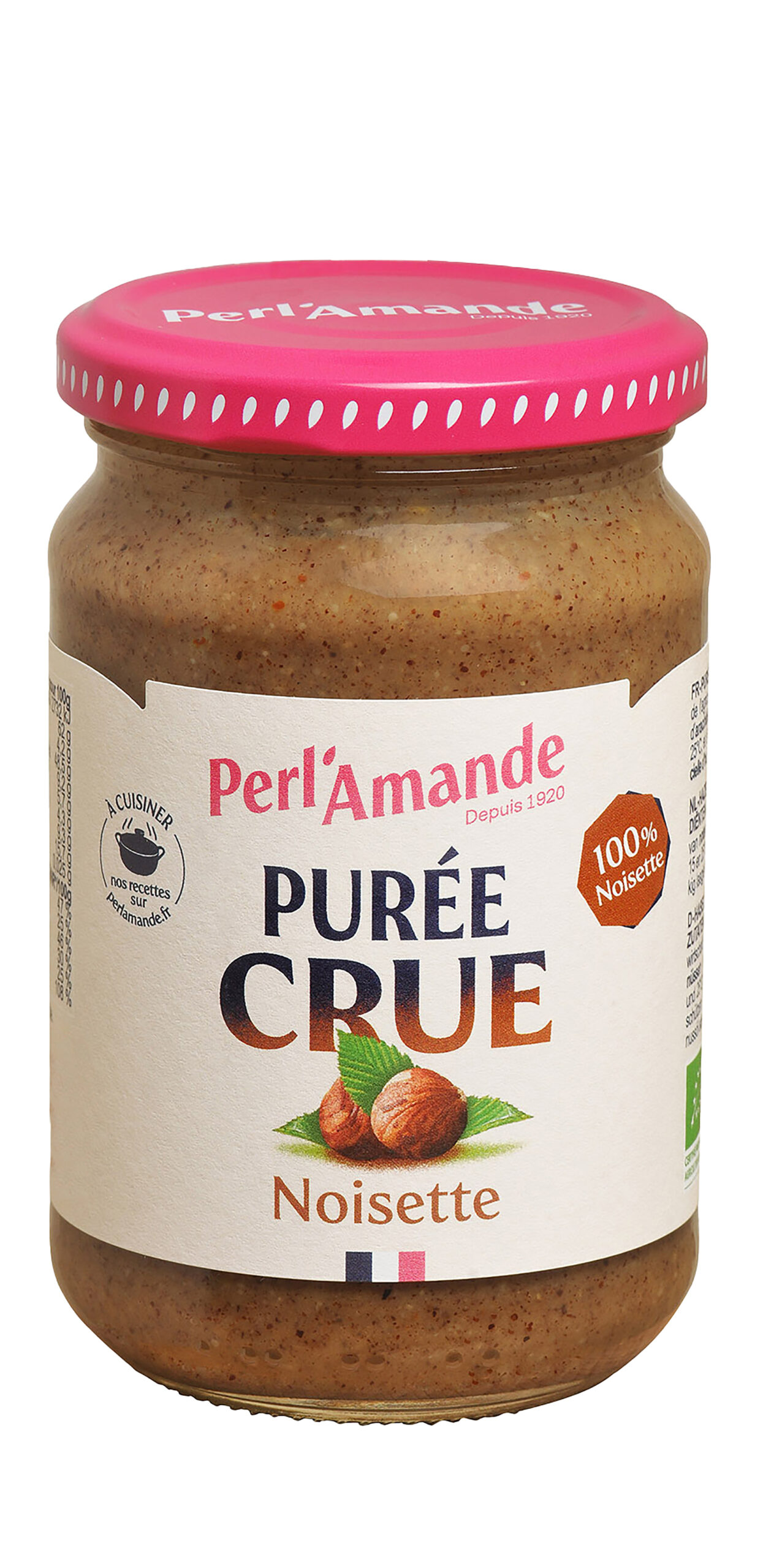 Perl'amande Hazelnootpuree Glutenvrij Bio & Raw (280 gr)