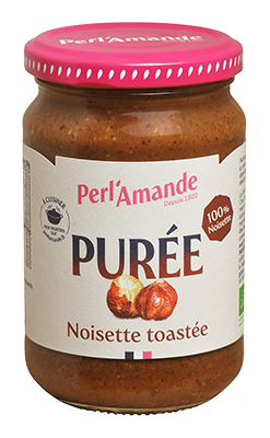 Perl'amande Hazelnootpuree Toasted Glutenvrij Bio & Raw (280 gr)