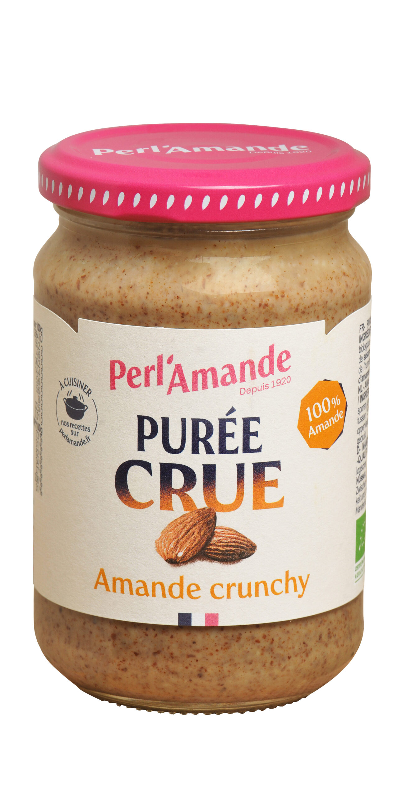 Perl'amande Amandelpasta Crunchy Bio (300 gr)