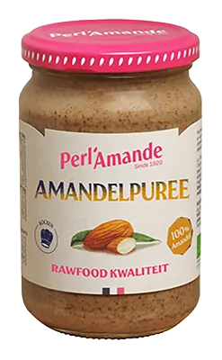 Perl'amande Amandelpuree Compleet Glutenvrij Bio & Raw (300 gr)