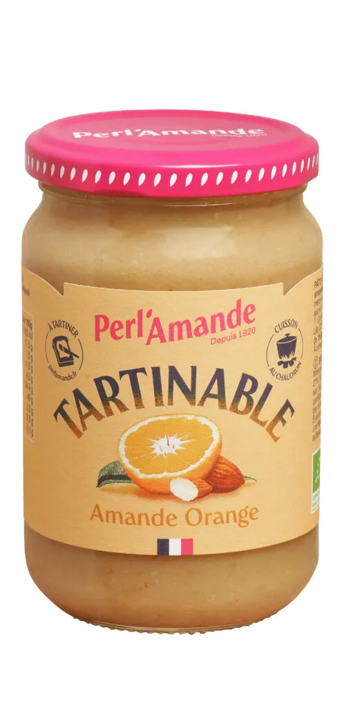 Perl'amande Amandelpasta met Sinaas Glutenvrij Bio & Raw (300 gr)