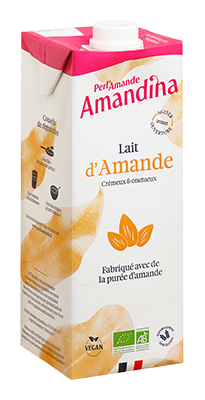 Perl'amande Amandelmelk Natuur Glutenvrij Bio (1000 ml)