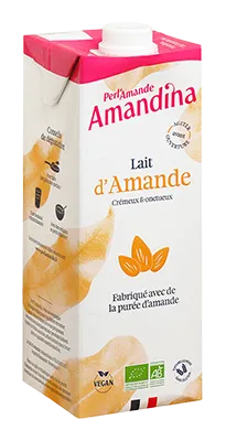 Perl'amande Amandelmelk Natuur Glutenvrij Bio (1000 ml)