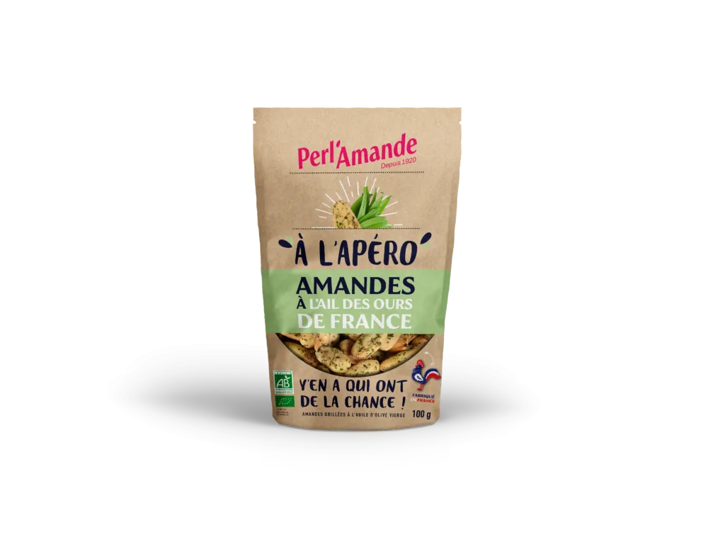 Perl'amande Geroosterde Amandelen met Knoflook Bio (100 gr)