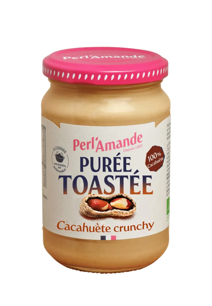 Perl'amande Pindakaas Crunchy Geroosterd Bio (280 gr)