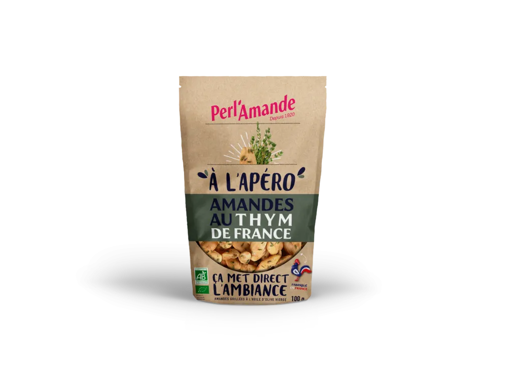 Perl'amande Geroosterde Amandelen met Tijm Bio (100 gr)