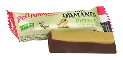Perl'amande Amandelreep Pistache/choco Bio (25 gr)