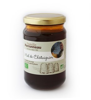 Perronneau Kastanje Honing Vloeibaar Bio (500 gr)