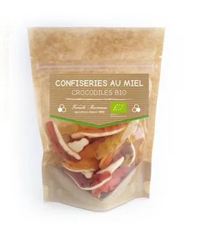 Perronneau Krokodil Snoepjes Bio (120 gr)