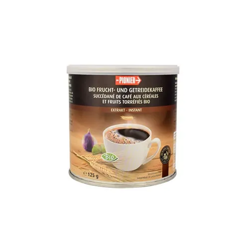 Pionier Vruchten en Granenkoffie Instant Bio (125 gr)