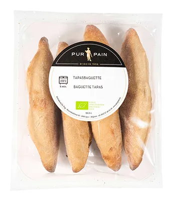Pur Pain Tapasbaguette Bio (4 x 70 gr)