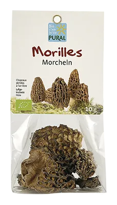 Pural Morieltjes Gedroogd Bio (10 gr)