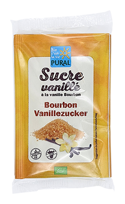Pural Bourbon Vanillesuiker 6,5% Glutenvrij Bio (5 x 8 gr)