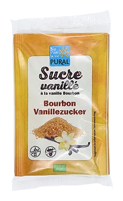 Pural Bourbon Vanillesuiker 6,5% Glutenvrij Bio (5 x 8 gr)