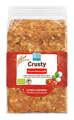 Pural Crusty Tomaat Mozzarella Bio (200 gr)