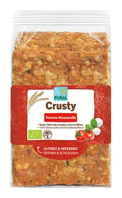Pural Crusty Tomaat Mozzarella Bio (200 gr)