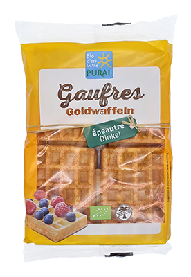 Pural Wafel met Spelt en Verse Eieren zonder Palmolie Bio (165 gr)