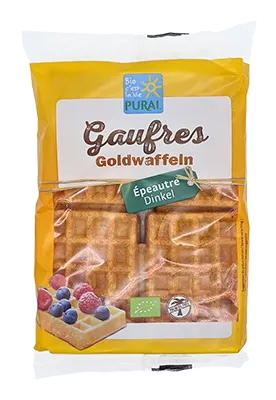Pural Wafel met Spelt en Verse Eieren zonder Palmolie Bio (165 gr)