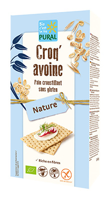 Pural Croq'avoine Knäckebröd Glutenvrij Bio (160 gr)