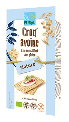 Pural Croq'avoine Knäckebröd Glutenvrij Bio (160 gr)