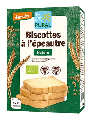 Pural Beschuit Spelt Demeter (200 gr)