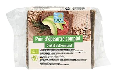 Pural Volkoren Speltbrood Bio (375 gr)