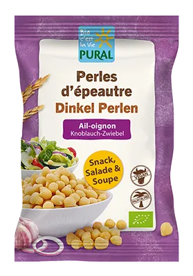 Pural Speltparels met Ui en Knoflook Bio (125 gr)